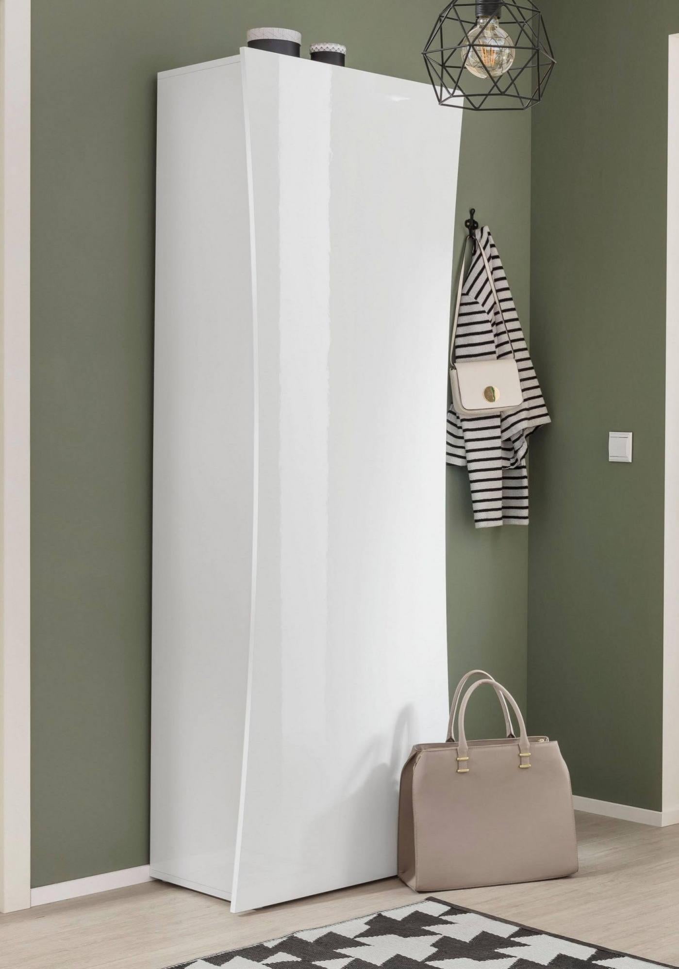 Armadio Basso Multiuso Con 2 Ante E Ripiani Regolabili – Bianco Opaco, Resistente, Per Bagno, Cucina, Lavanderia, Garage