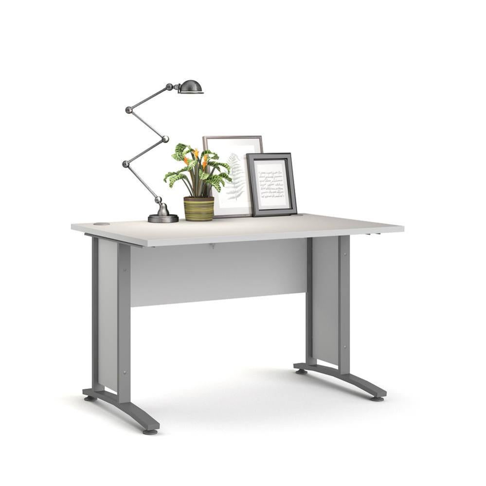 Scrivania da ufficio, colore bianco, cm 120 x 74.5 x 80 | Leroy Merlin