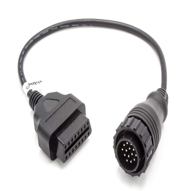 Vhbw OBD2 - Câble adaptateur 14Pin à 16Pin pour Appareil de