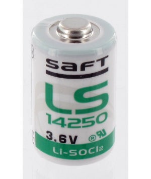 LS14250, Saft Piles primaires, 3.6V, 1/2AA, Lithium