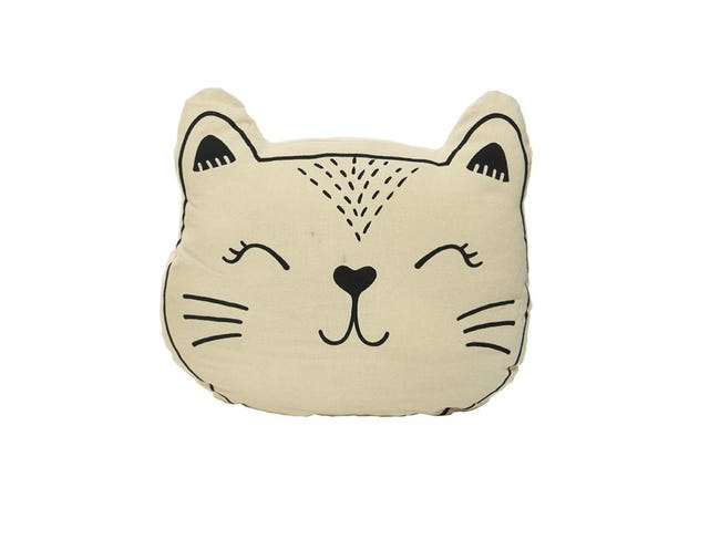 Coussin Enfant Animal Chat Nos Envies Deco Leroy Merlin Coussin Enfant Animal Chat Nos Envies Deco Leroy Merlin