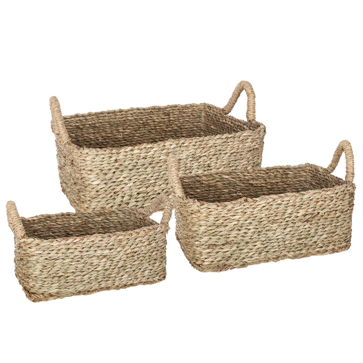 PANIER RANGEMENT 15X31 SEAGRASS