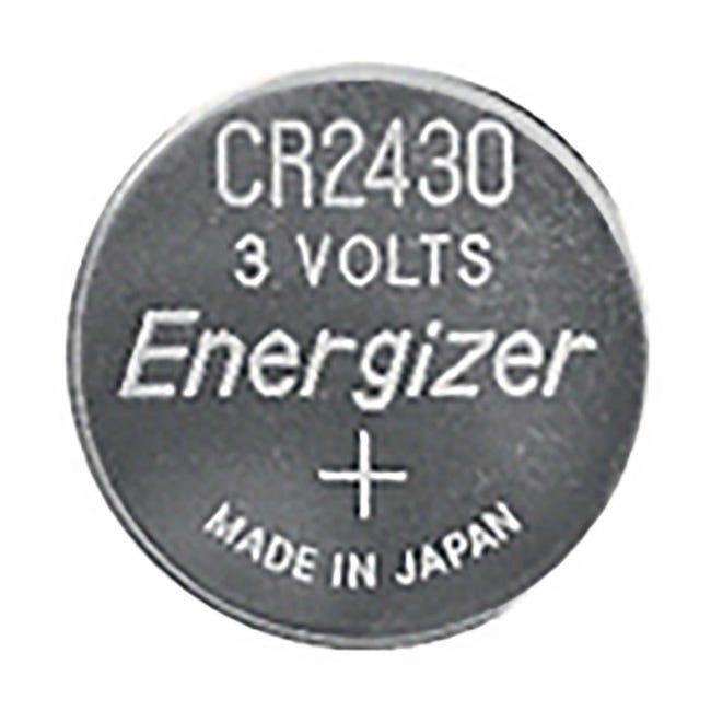 LOT DE 2 PILES ENERGIZER CR2430 - 1 BLISTER DE 2 - LITHIUM 3V