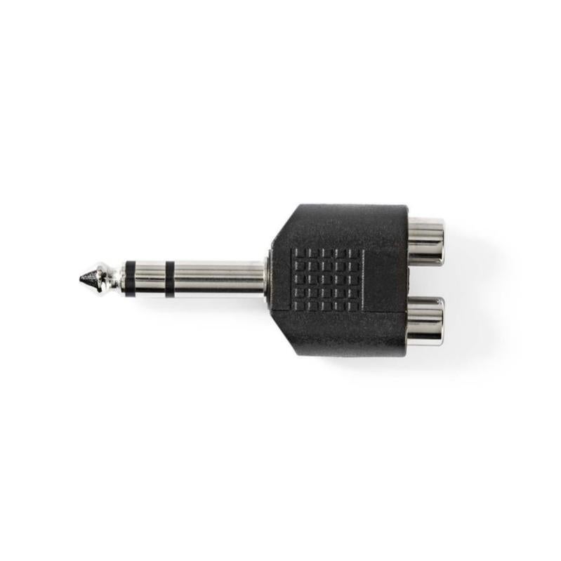 Cavo Rca Jack 6.3 Adattatore Da 6,35mm A 2 RCA | Jack Stereo Maschio A Doppio Phono | Placcatura Oro | 3 Pezzi | Per Audio Professionale Cavo Adattatore Per Cuffie Per Tv Senza Presa Per Cuffie - Foto 5