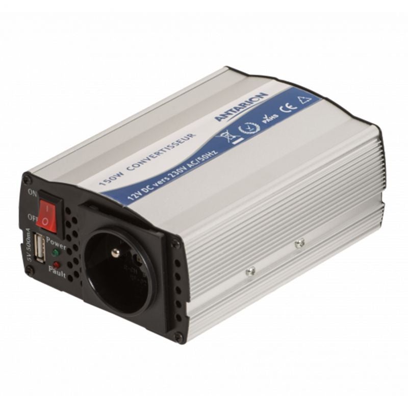 NX - Convertisseur DC/AC 12/230V 150W quasi-sinudoïdal - Sortie allume- cigare