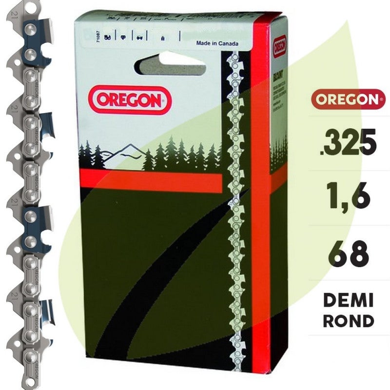 CHAINE OREGON 22BPX068E - 325 1,6mm - 68 maillons 42,60 €