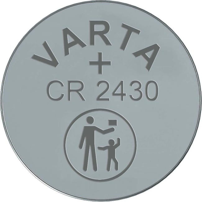 2 Piles CR2430 Varta Bouton Lithium 3V
