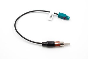 Vhbw Adaptateur d'antenne double Fakra (B) compatible avec Audi / VW MFD 2,  MFD2, RCD 300, RCD300 autoradio automobile - Câble convertisseur, 20 cm