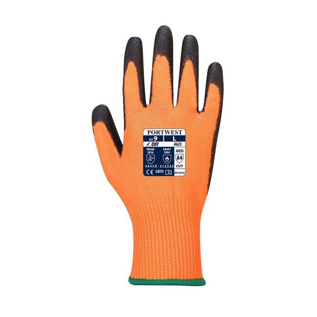 Gant protection chimique et anti chaleur SINGER Taille 8 Orange