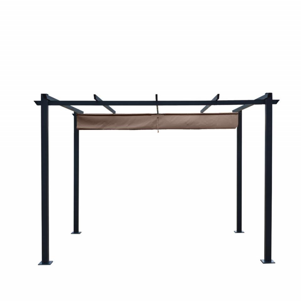 Toile Coulissante Sur Rail Pour Pergola Leroy Merlin