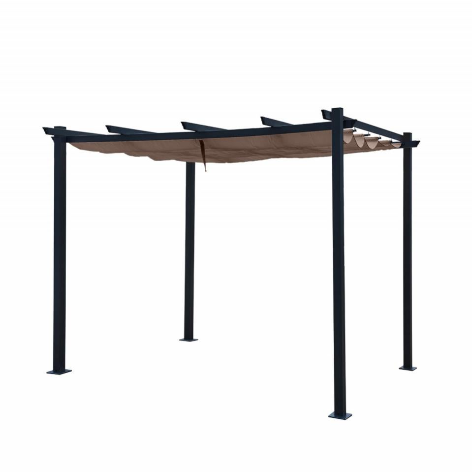 Toile Coulissante Sur Rail Pour Pergola Leroy Merlin