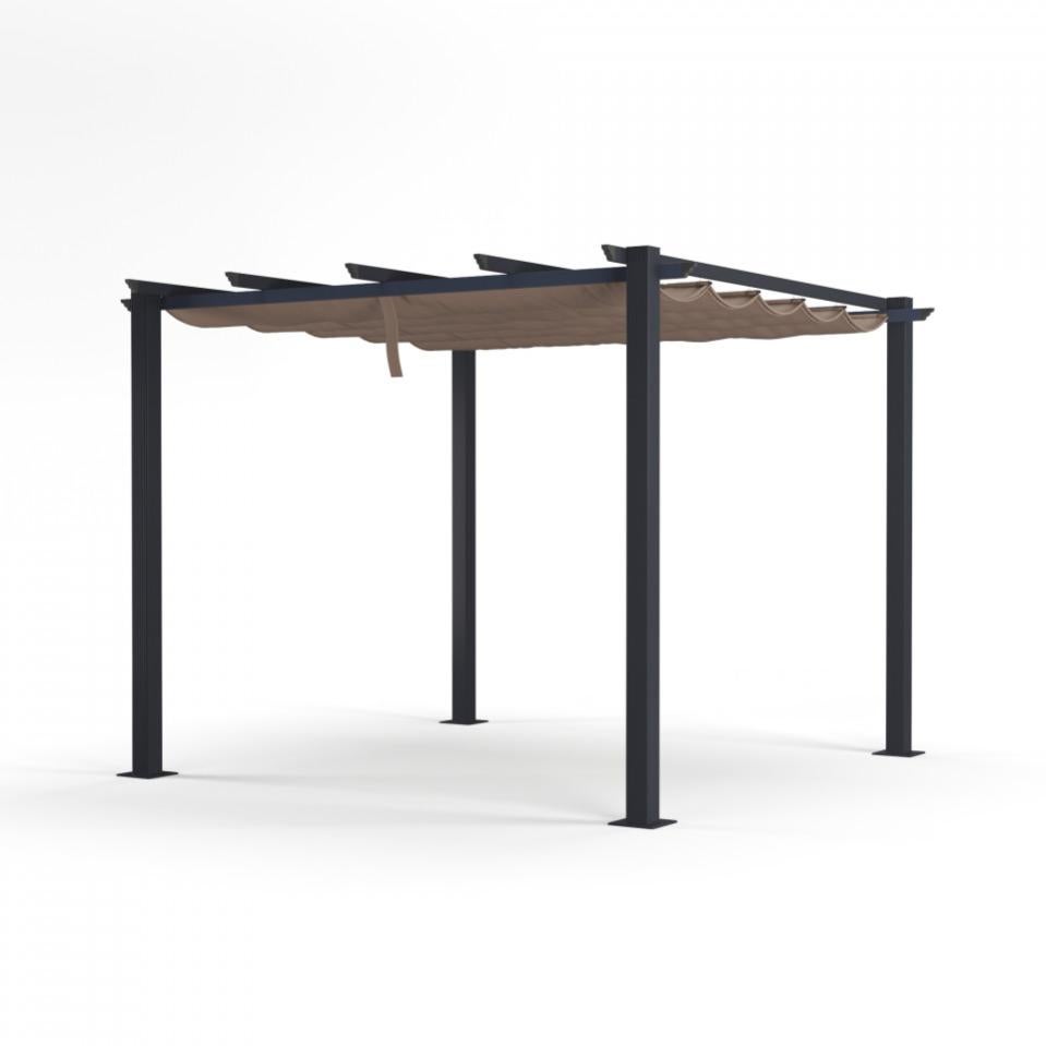 Toile Coulissante Sur Rail Pour Pergola Leroy Merlin