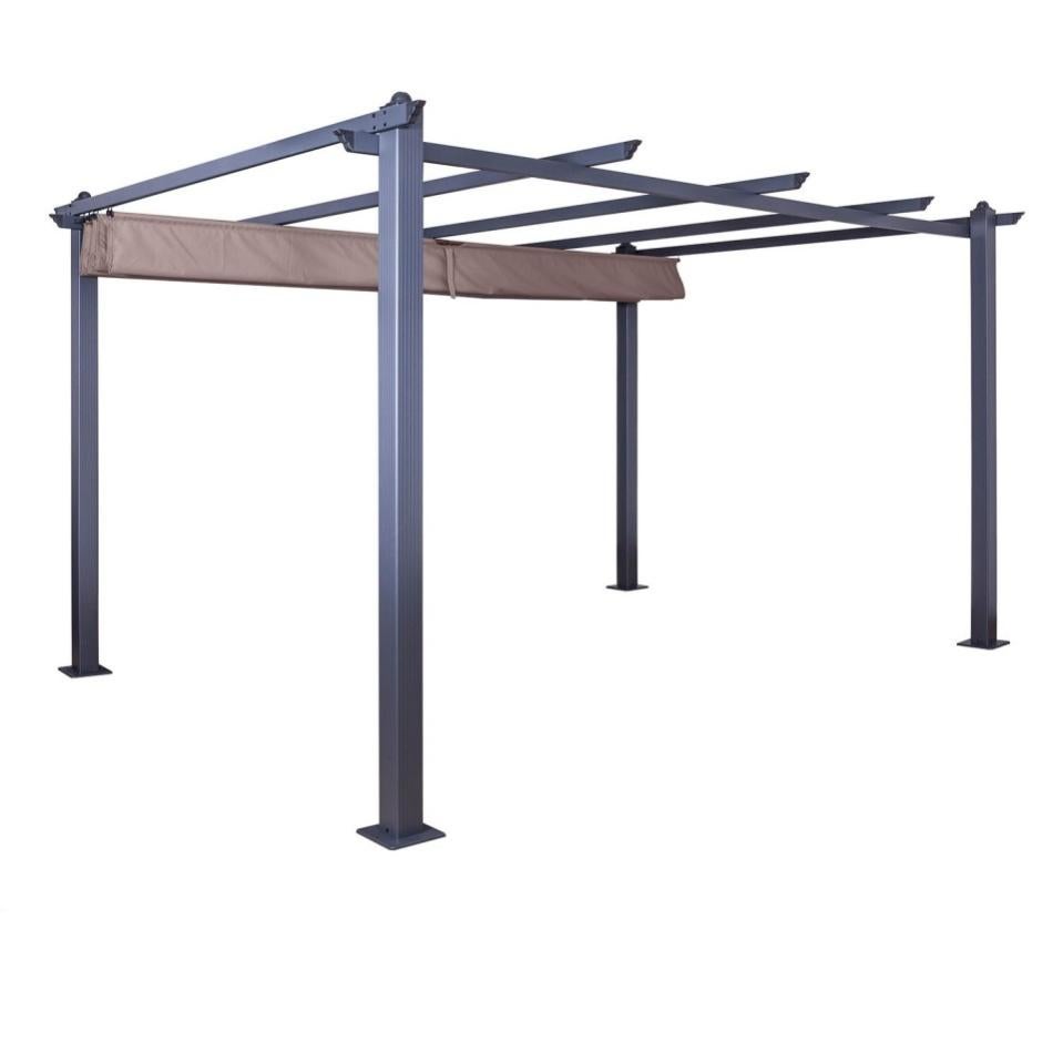 Toile Coulissante Sur Rail Pour Pergola Leroy Merlin