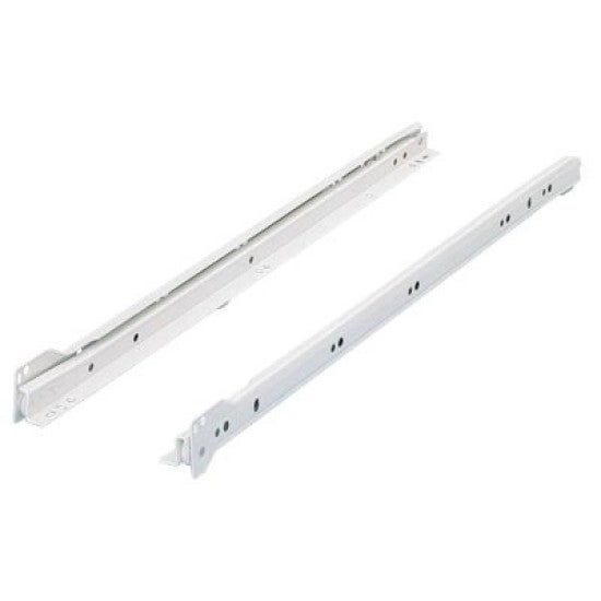 Coulisse galet pour tablette coulissante Diall blanc L.400 mm