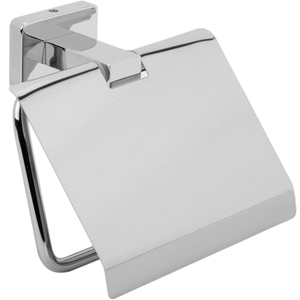 Porta Carta Igienica In Acciaio Inossidabile SUS304 - Con Ripiano Antiscivolo Per Bagno O Cucina, Design Moderno Argento - Foto 2