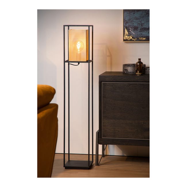 Rigel Lampadaire LED en arc de salon au design minimaliste et moderne