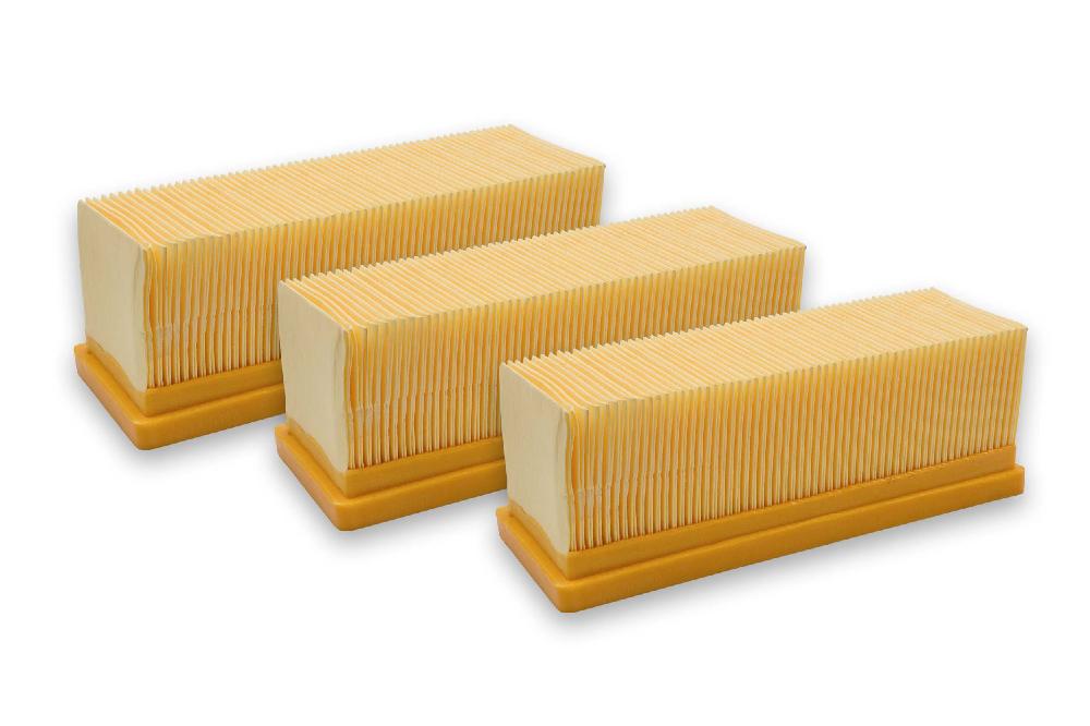 Vhbw 3 x Filtres plats compatible avec K rcher 2501 2501 TE 2601