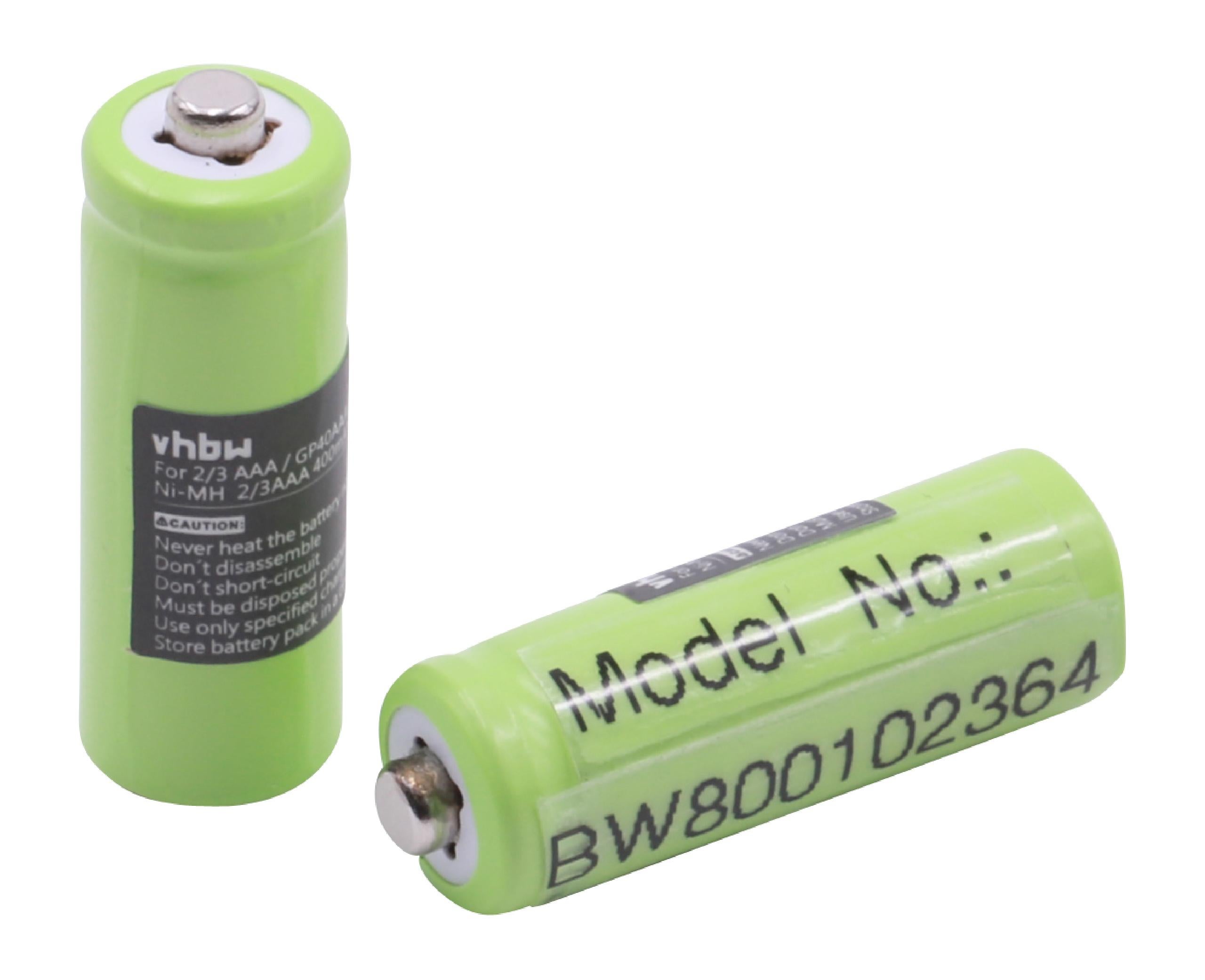 Batteries (2 piles) NI-MH 400mAh pour HAGENUK Classico iDect X1