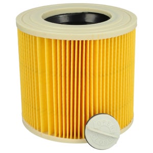 Trade-Shop Filtre plissé compatible avec Kärcher WD 5.300M, WD 5.400, WD  5.450, WD 5.470 Aspirateur eau et poussière