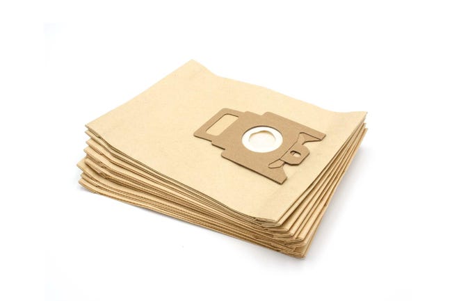 Vhbw 10x sacchetto dell'aspirapolvere compatibile con Miele Allergy Control  Plus S140 aspirapolvere - in carta, Typ M, 28cm x 19,5cm, color sabbia