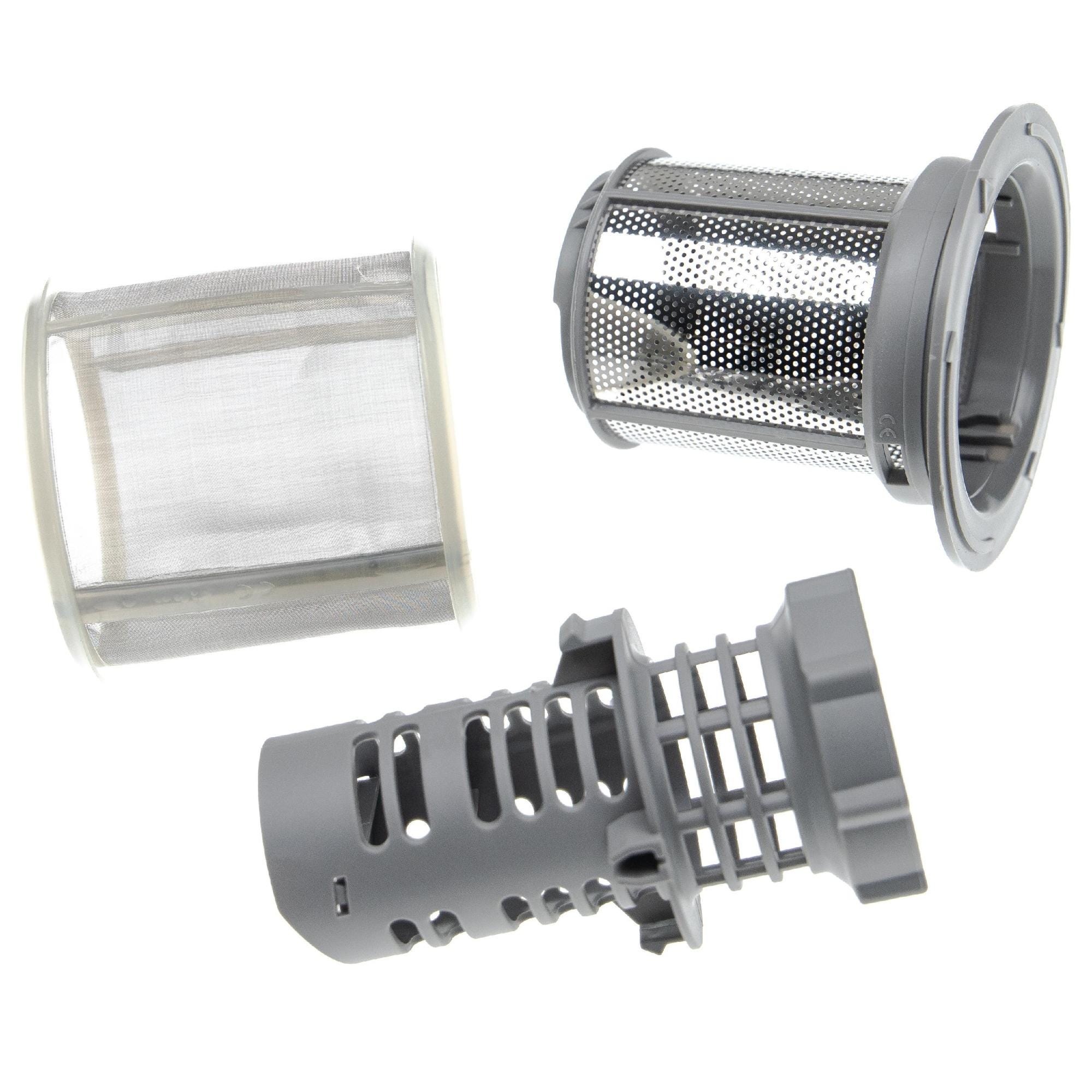 Set 3 Filtri Per Lavastoviglie Universali - Filtro Acqua Di Scarico 9cm Per Diversi Modelli (Grigio/Argento) - Foto 6