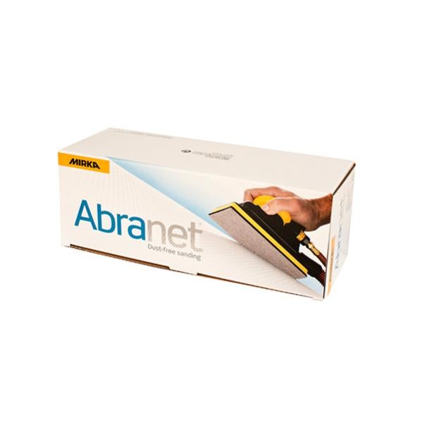 Mirka Abranet Net Schuurstrips 70 x 198 mm klittenband/Mix-pack 5 stuks van elke korrel 80, 120, 180, 240, 320, 400/30 stuks/voor het schuren van hout, vulmiddel, vernis, kunststof