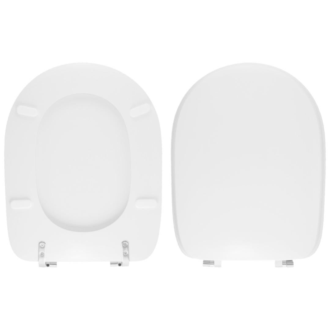 Kerasan Ritmo Copriwater In Poliestere Alta Qualità – Bianco, Impermeabile, Antigraffio, Con Fissaggio Universale Regolabile - 3