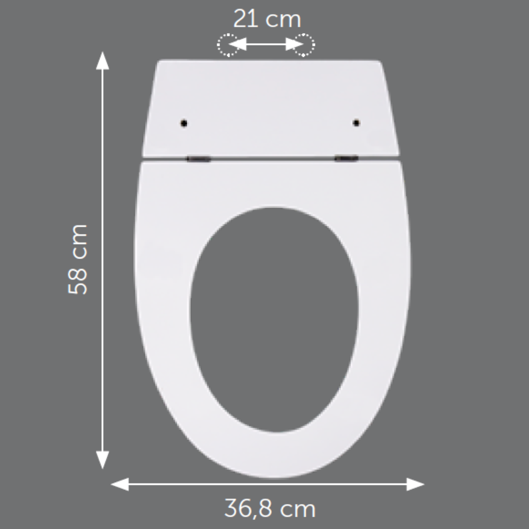 coperchio in plastica termoindurente sedile wc in diversi motivi BMOT Copriwater Coperchio WC premium con abbassamento automatico mondo sottomarino 