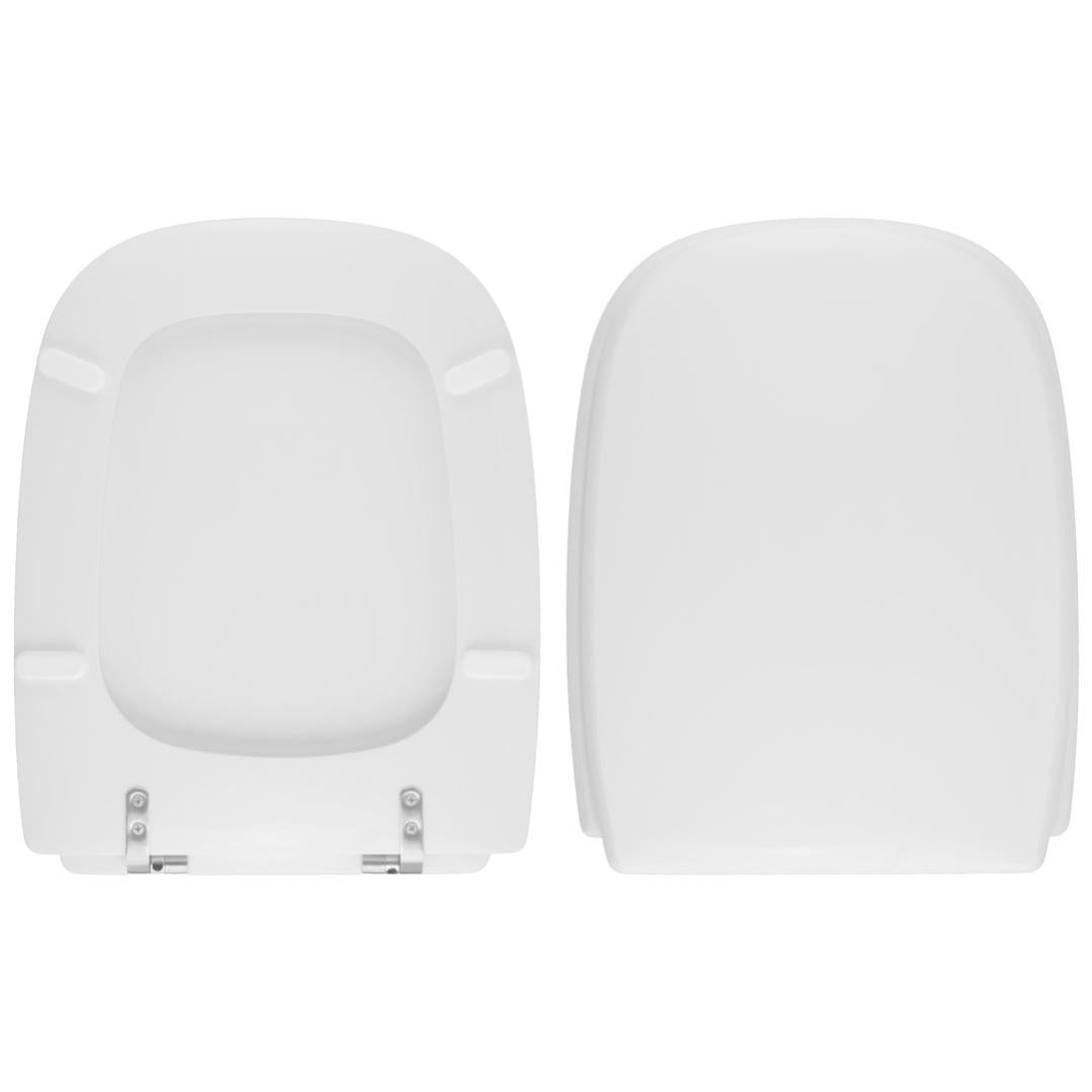 Copriwater SINUA AXA In Poliestere Laccato - Bianco Lucido, Design Moderno Per Bagno - Foto 4