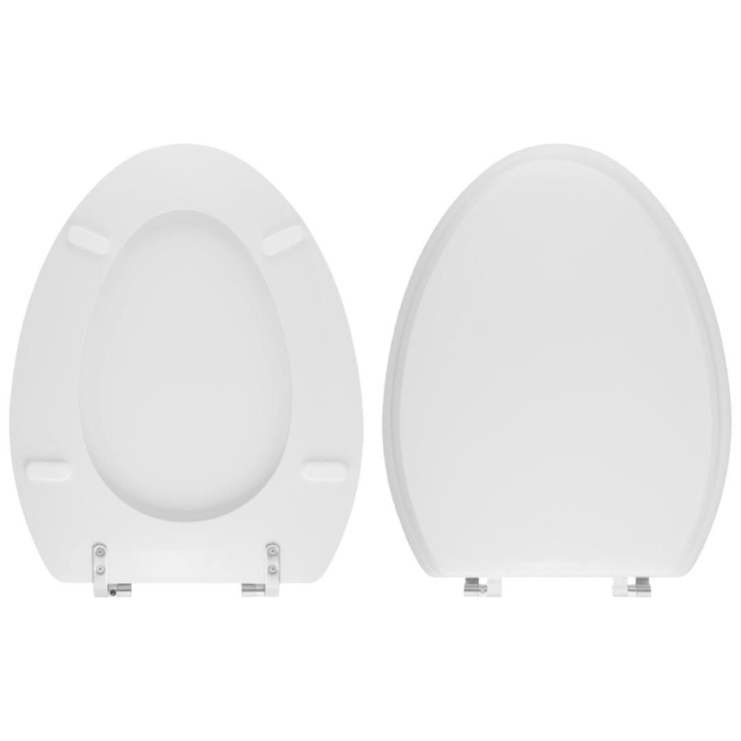 Copriwater Dedicato Per SIMAS FLOW QUADRO In Legno Rivestito Poliestere, Cerniere Inox, Finitura Lucida A Specchio, Chiusura Soft Close Opzionale