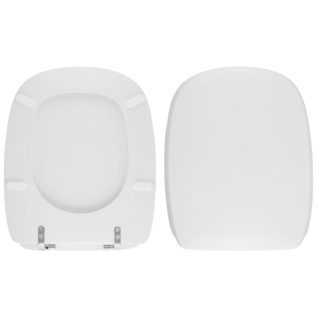 Copriwater POZZI GINORI Selnova - Sedile WC In Poliestere Alta Qualità, Bianco, Con Fissaggio Universale - 2