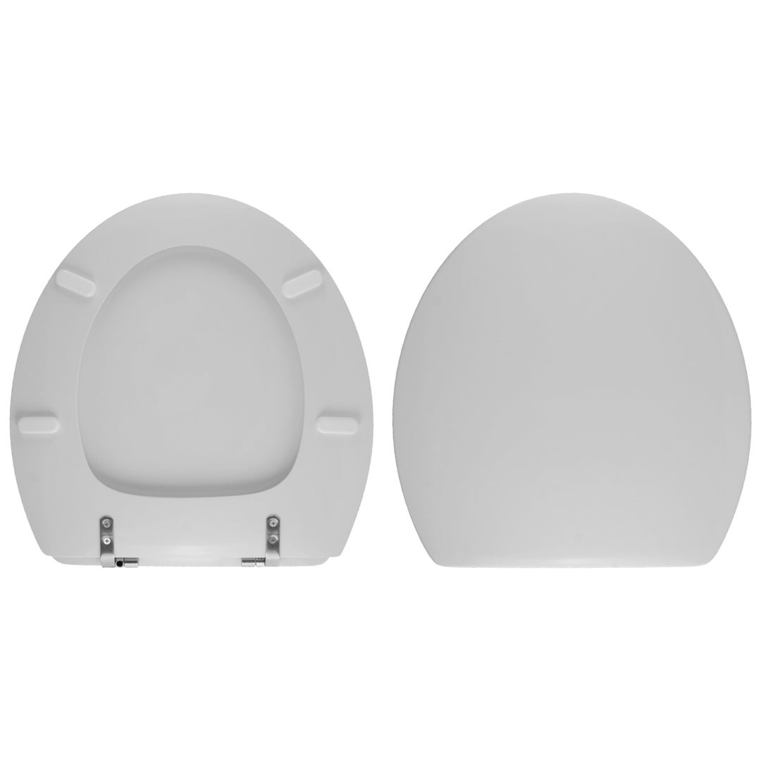 Copriwater dedicato per serie Easy Bath Cielo in resina poliestere colata  bianco lucido - coperchio sedile tavoletta per wc - massima qualita'  garanti