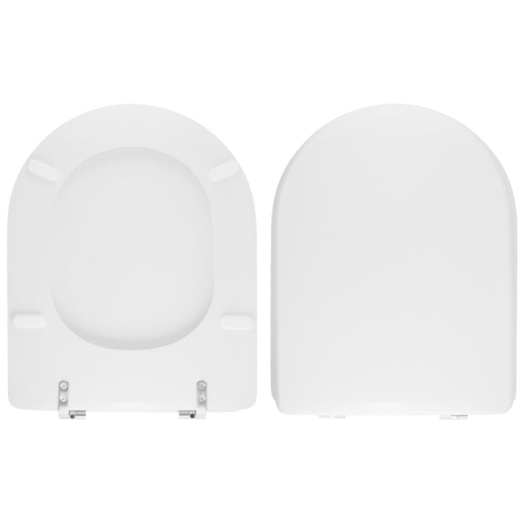 Copriwater Aero Ideal Standard legno rivestito in resina poliestere bianco come originale