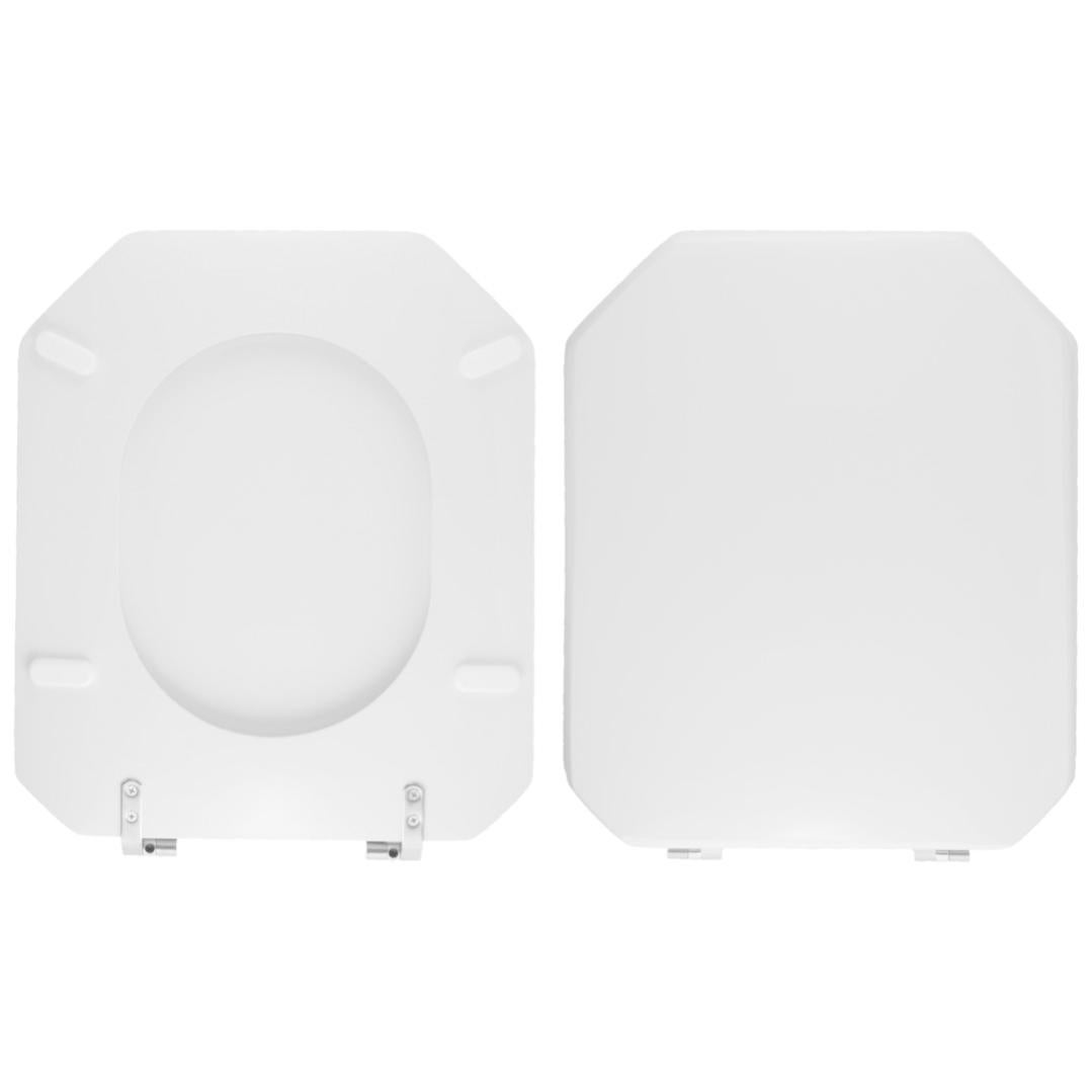 Sedile WC Aretusina Bianco 900 - Coprivaso Standard Per Water, Design Essenziale E Funzionale - Foto 8