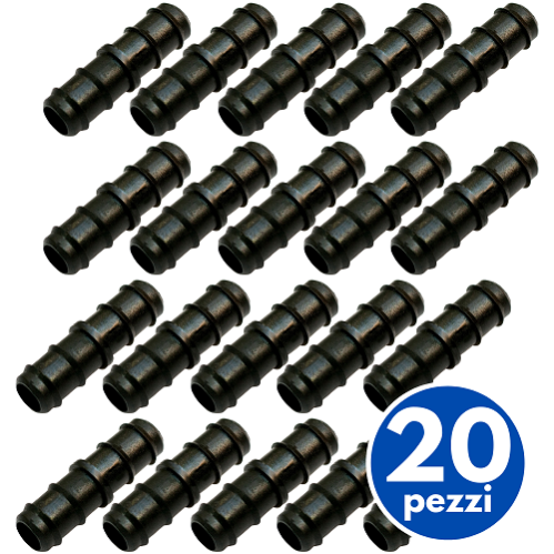 Manicotto Portagomma Da 16 Mm Per Irrigazione - Raccordo Per Tubo Polietilene - 5 Pezzi, Giardino E Orto - 2
