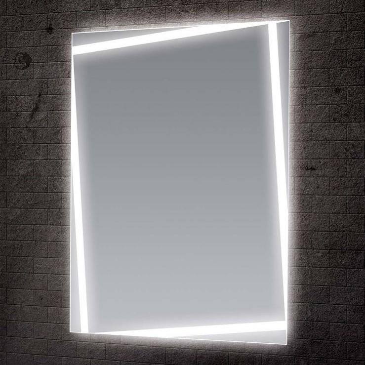 Specchio retroilluminato con Led satinato Linea Angel 60x80 cm