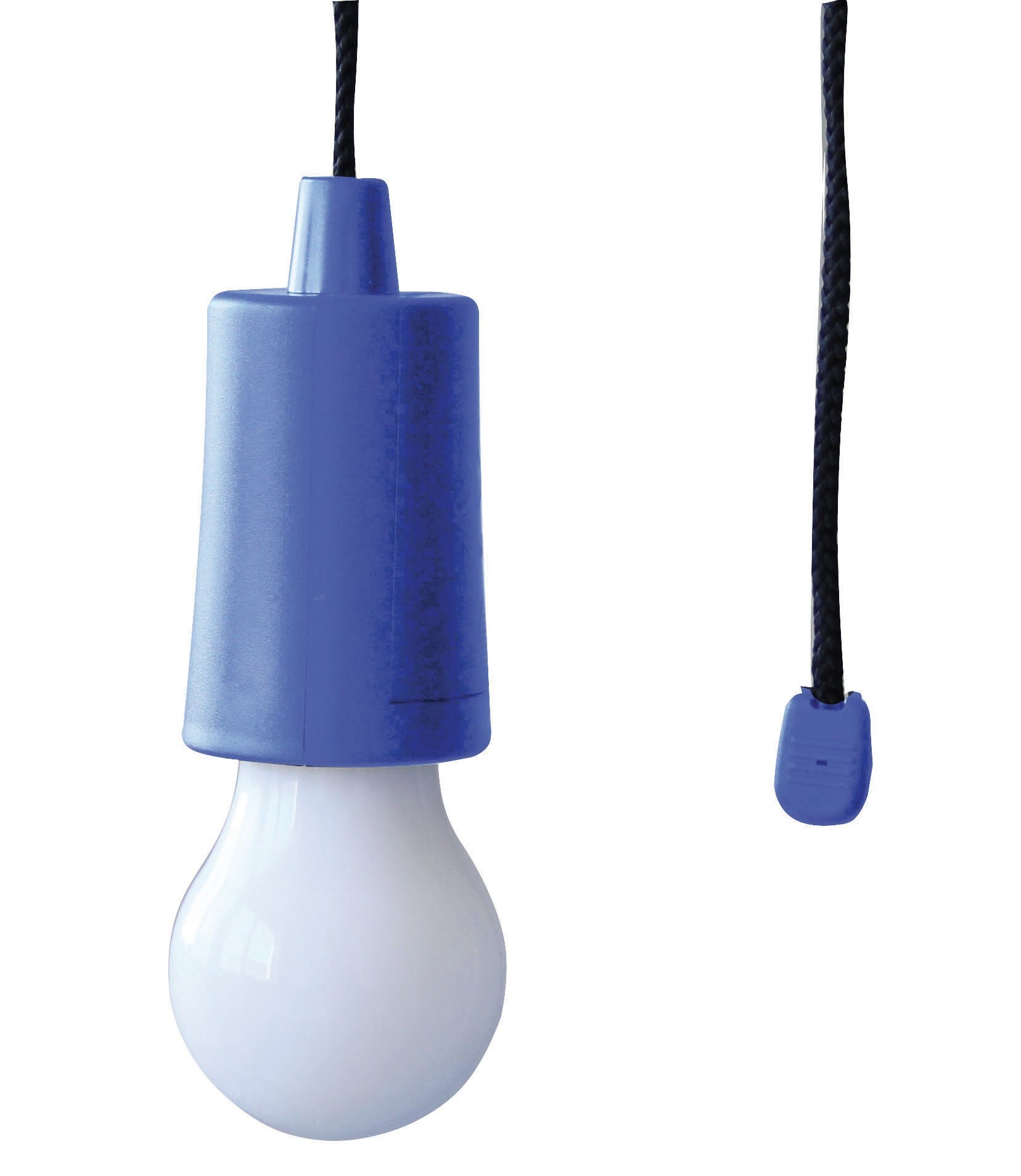 RETRO' : Ampoule LED à piles (3AAA non fournies) avec cordon. Bleu