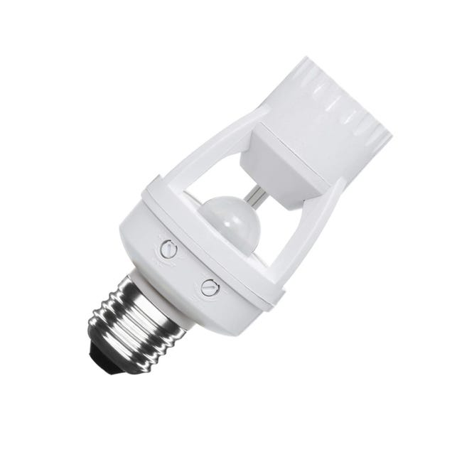 Portalampada Con Sensore Movimento E27 - Per Lampadine Fino A 60W - Foto 10