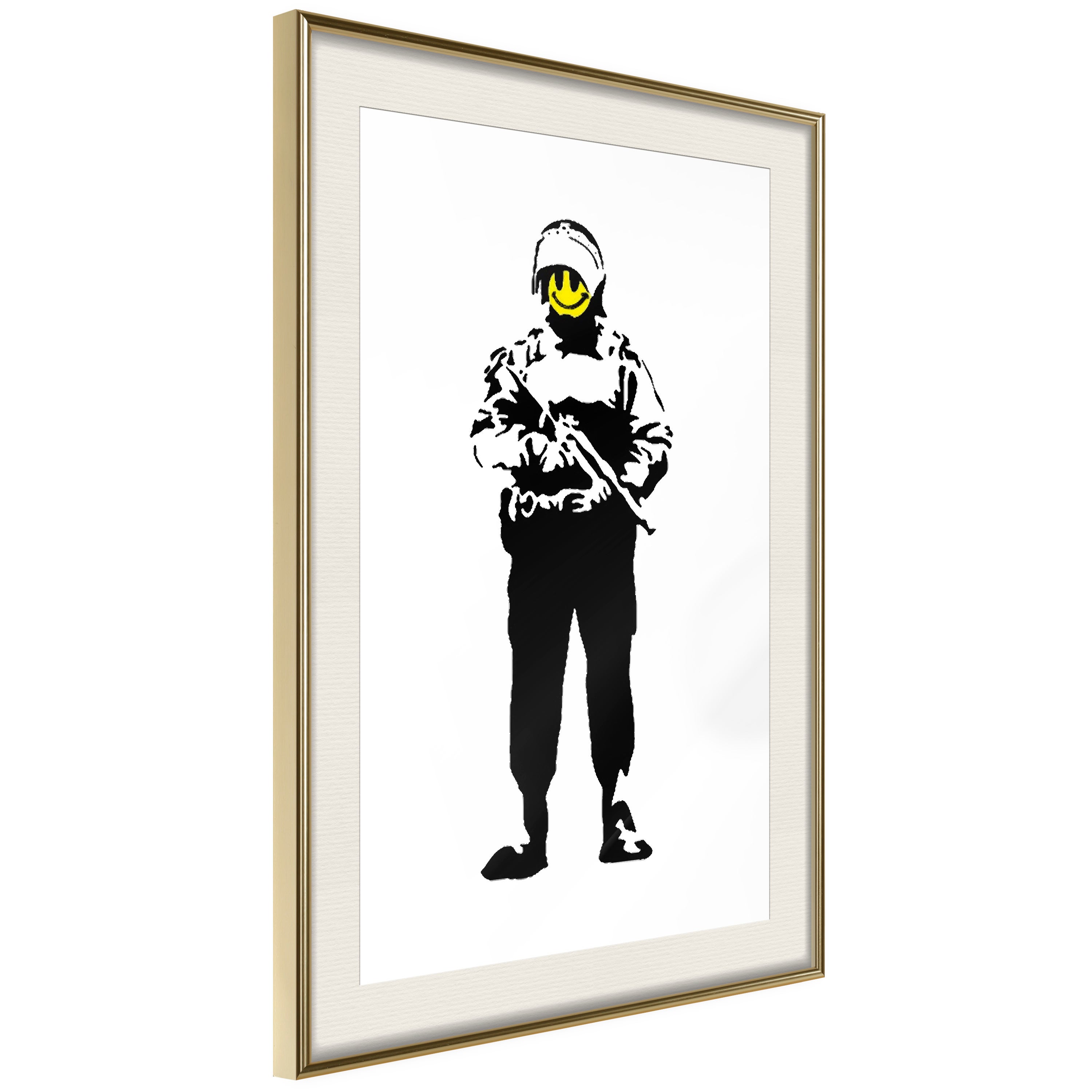 Poster Banksy Smiling Copper X Cm Leroy Merlin