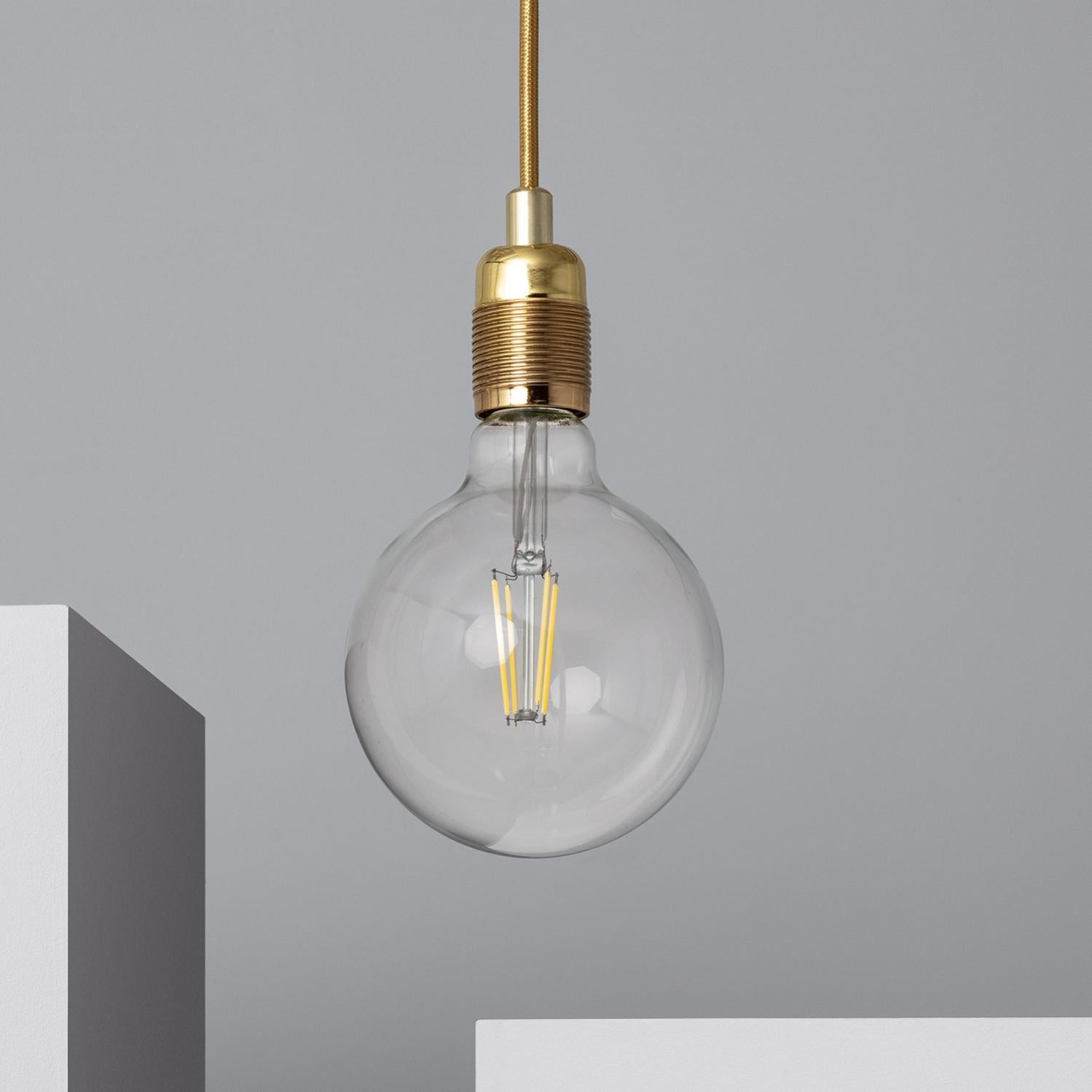 Lampada A Sospensione LEDKIA LIGHTING – Metallo Furiko – Colore Grigio – E27 – Altezza 156 Cm