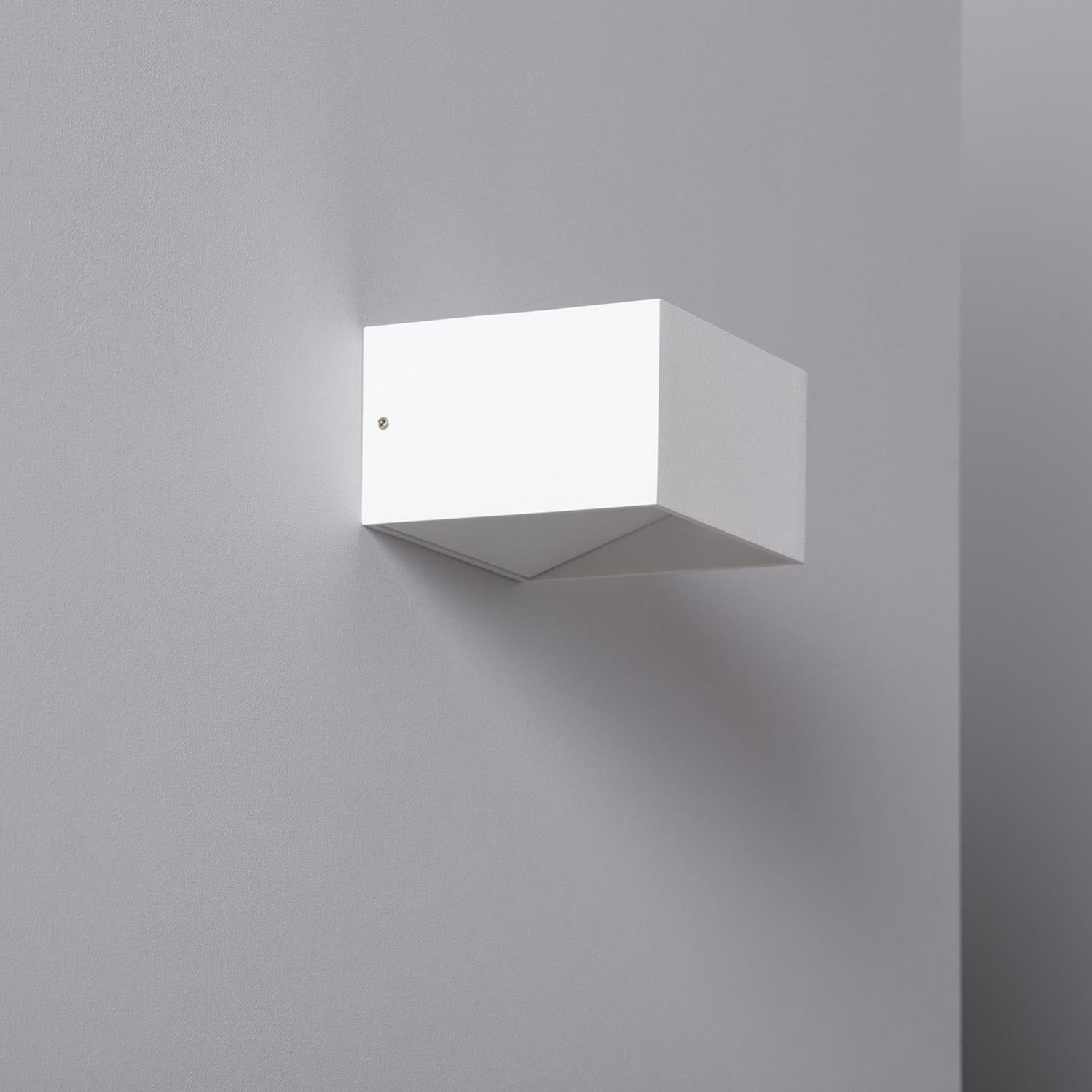 LEDKIA LIGHTING Applique Da Soffitto Jaspe In Alluminio Bianco – Per Interni, Luce Indiretta, Porta Lampadina GU10 (non Inclusa), Dimensioni 11x8x8 Cm - 4