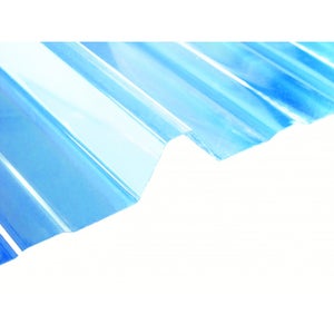Plaque polycarbonate alvéolaire 10 mm bleu - 210 x 600 cm