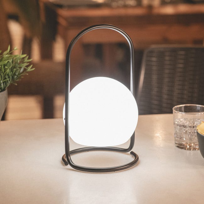 Lampe à Poser LED Solaire Portable Arika avec Batterie Rechargeable - Ledkia