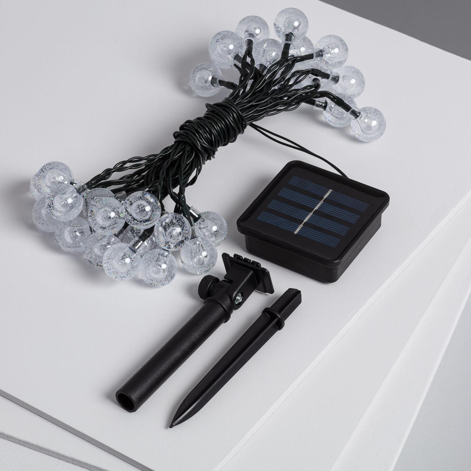 Lampada Spia LED Blu Antifurto Con Pannello Solare Per Auto, 6 LED