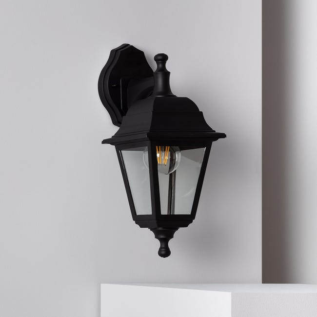 Lampe Murale Extérieure Mini Villa Noire Noir Noir