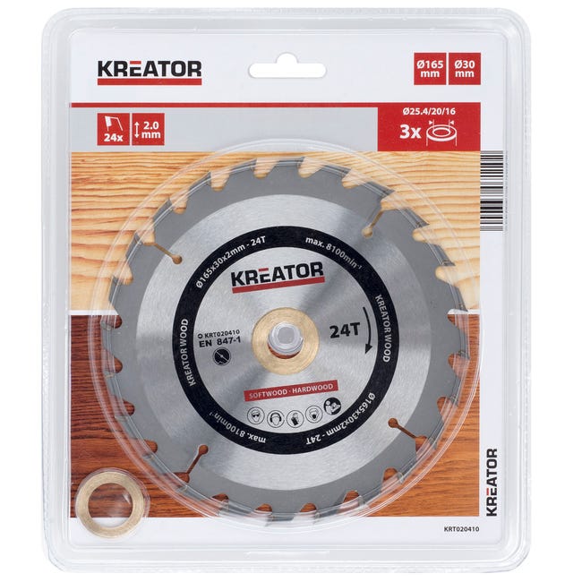 Kreator KRT011201 Avellanador para madera 10mm