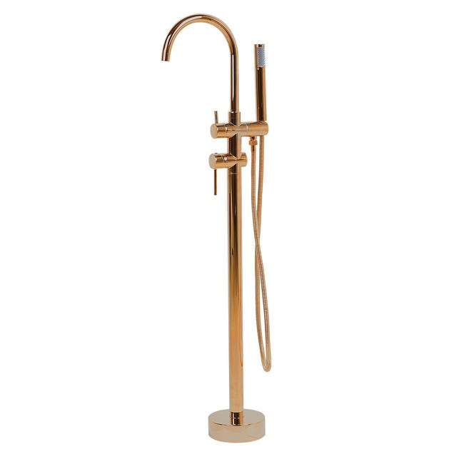 Rubinetto Per Vasca Monopezzo Con Doccetta Rubinetto Per Doccia Rotondo In Acciaio Inox Spazzolato Per Montaggio A Parete Con Maniglia Singola 23 Cm Oro 89557697 Rubinetto Per Vasca Monopezzo Con Doccetta Rubinetto Per Doccia Rotondo In Acciaio Inox Spazzolato Per Montaggio A Parete Con Maniglia Singola 23 Cm Oro 89557697