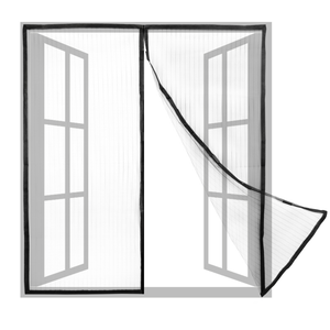 Maison Exclusive - Mosquitera magnética para ventanas gris antracita  100x120 cm