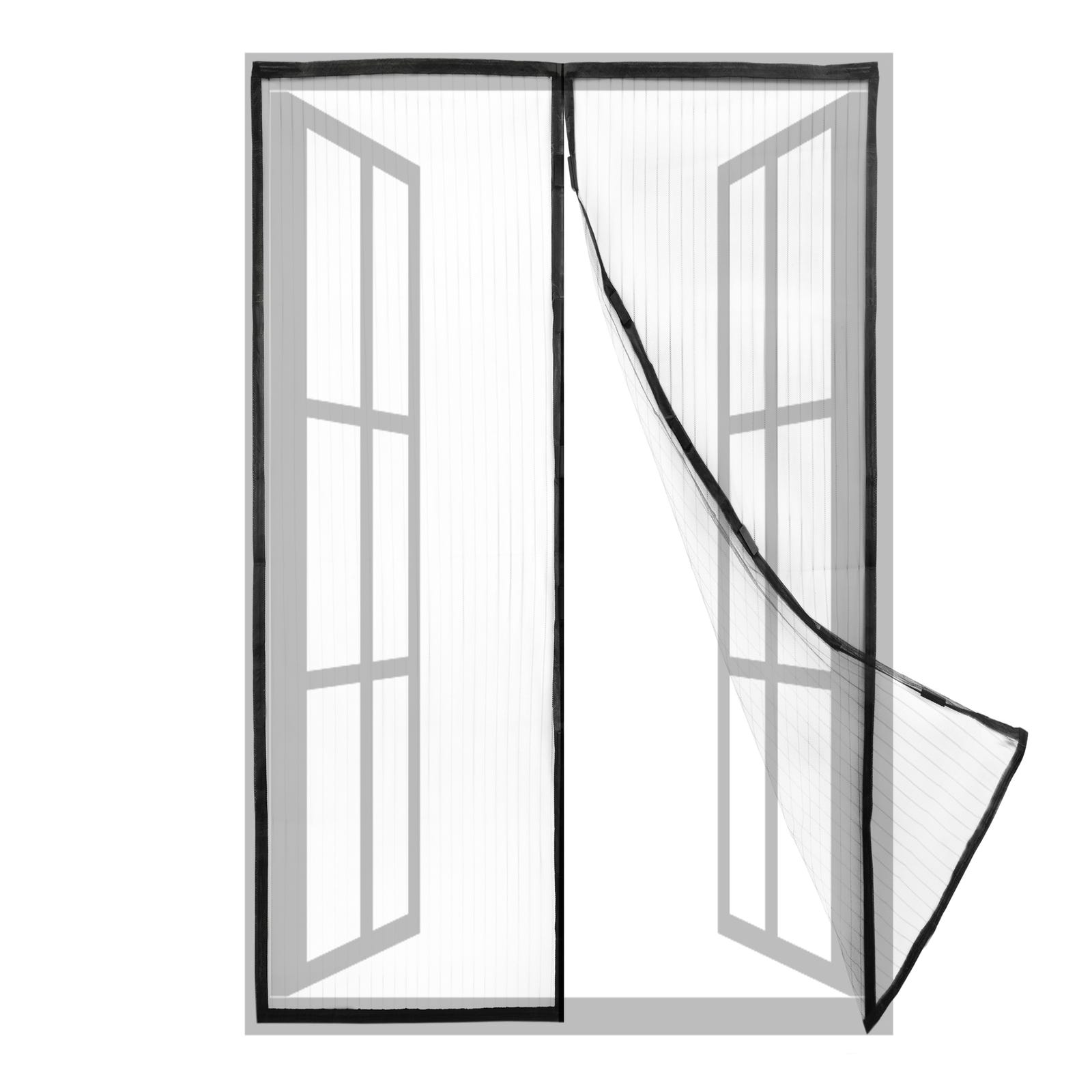 Moustiquaire magnétique pour porte, 100 x 210 cm, moustiquaire de  porte