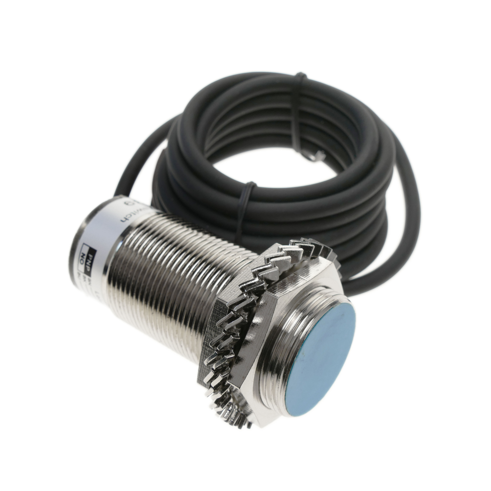Sensore di prossimità induttivo NPN M18 5v 6-36VDC NO+NC 4 fili IM18-8-DNC 8mm Rileva interruttore di posizione a distanza (Size : 24V